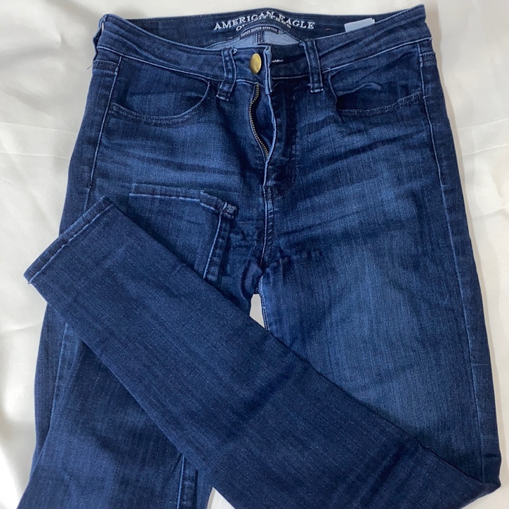 Navy Denim Jeans